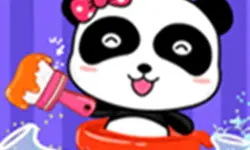 Baby Panda Color Mixing Studio image