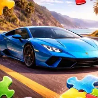 Racing Cars Puzzle Time
